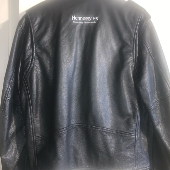 Hennessy Jackets & Coats Hennessy Vs Custom Leather Jacket Poshmark
